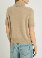 Anine Bing Jackson Roll-neck Cashmere top Light Brown