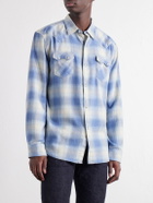 Fortela - Josh Checked Cotton Shirt - Blue