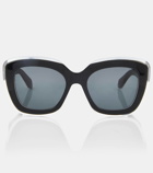 Alaïa Logo square sunglasses