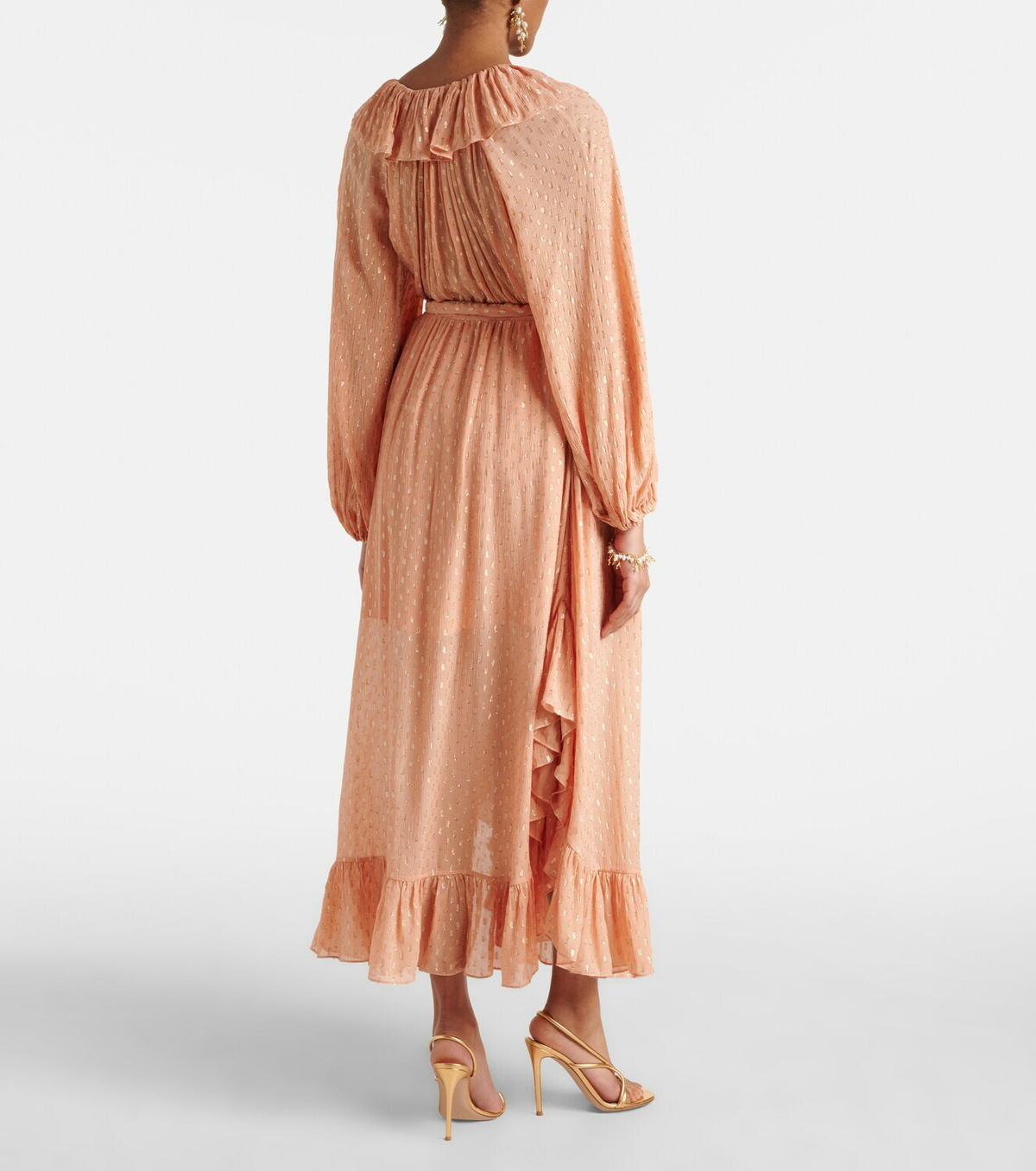 Zimmermann Rhiannon frilled maxi skirt