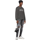 Amiri Grey Logo Core Sweatshirt