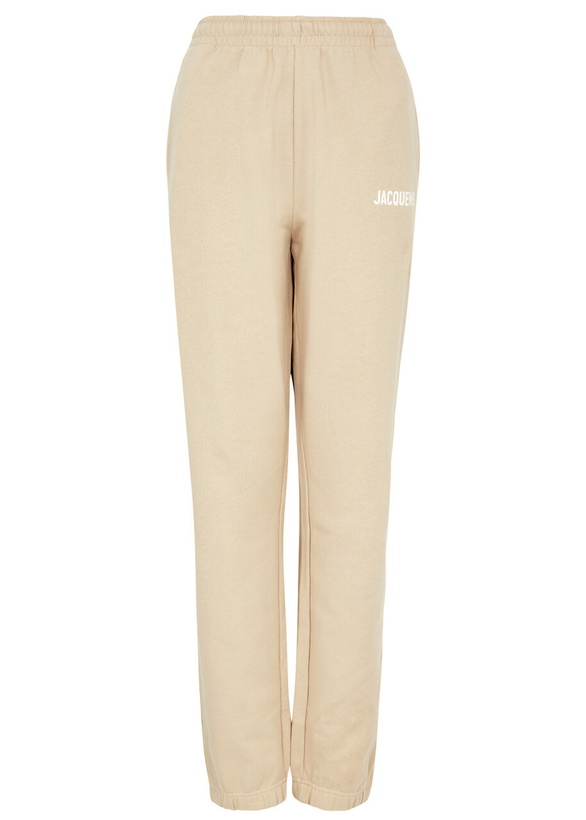 Photo: Jacquemus Le Jogging Logo Cotton Sweatpants Beige