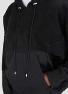 DRx FARMAxY FOR LN-CC Upcycled Crochet Hooded Sweatshirt