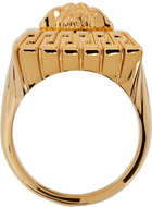 Versace Gold Medusa Square Ring