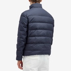 Gucci Men's Logo Lightweight Down Jacket in Navy