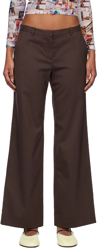 Photo: Sandy Liang Brown Andes Trousers