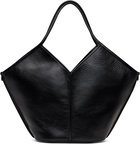 HEREU Black Calella Distressed Tote