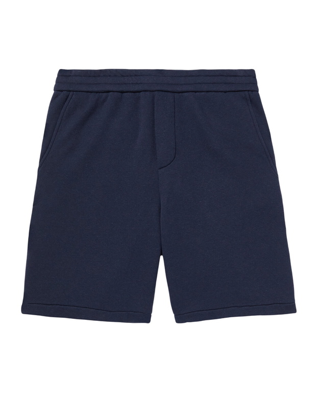 Photo: Mr P. - Cotton and Modal-Blend Jersey Shorts - Blue