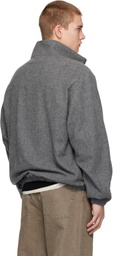 ssstein Gray Fleece Pullover Sweater