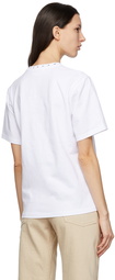 Victoria Beckham White Logo T-Shirt