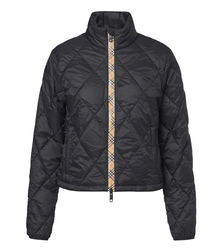 Photo: Burberry Burberry Check quilted puffer jacket