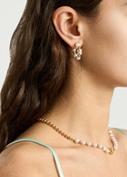 Givenchy 4G Faux Pearl-embellished Hoop Earrings - Gold - One Size
