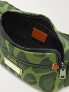 Dolce & Gabbana - Leather-Trimmed Leopard-Print Canvas Belt Bag
