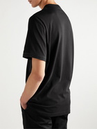 Moncler - Logo-Appliquéd Cotton-Jersey T-Shirt - Black