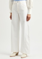 Frame Le Baggy Palazzo Wide-leg Jeans White