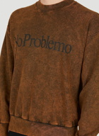 Acid No Problemo Sweatshirt in Orange