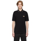 Dolce and Gabbana Black Logo Polo