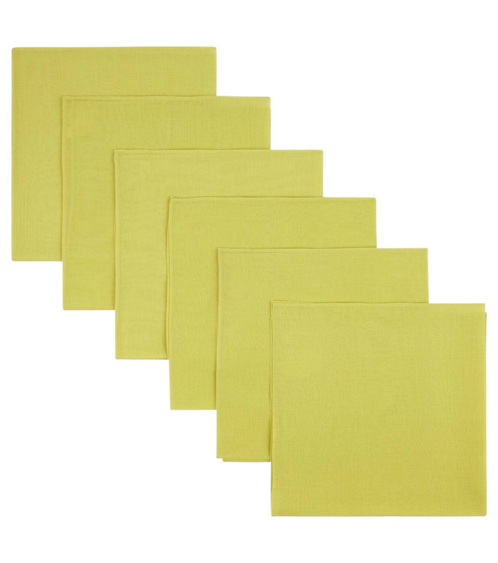 Photo: Lisa Corti Set of 6 cotton napkins