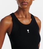 Ami Paris Ami de Cœur cotton jersey tank top