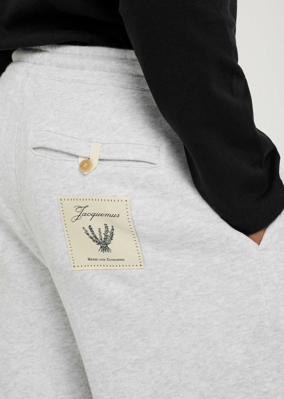 Jacquemus Le Jogging Torneo Cotton Sweatpants Grey