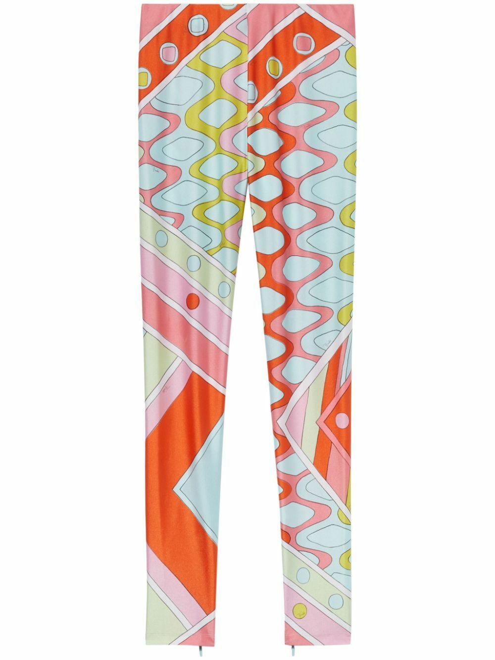 PUCCI Blue Vivara-Print Performance Leggings