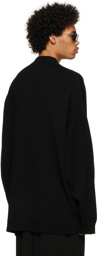 Balenciaga Black Crest Cardigan