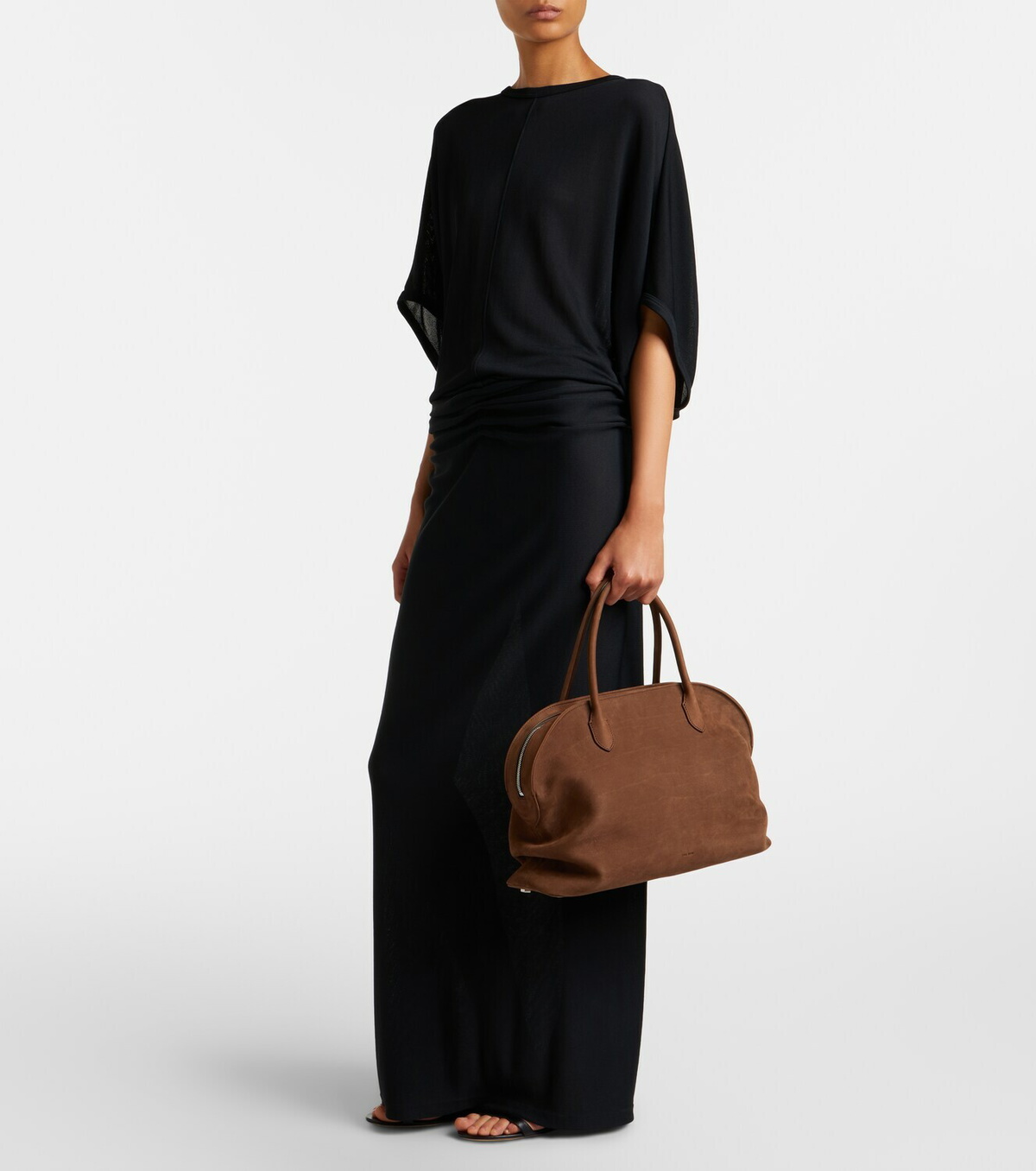 The Row Agnes 15 leather tote bag