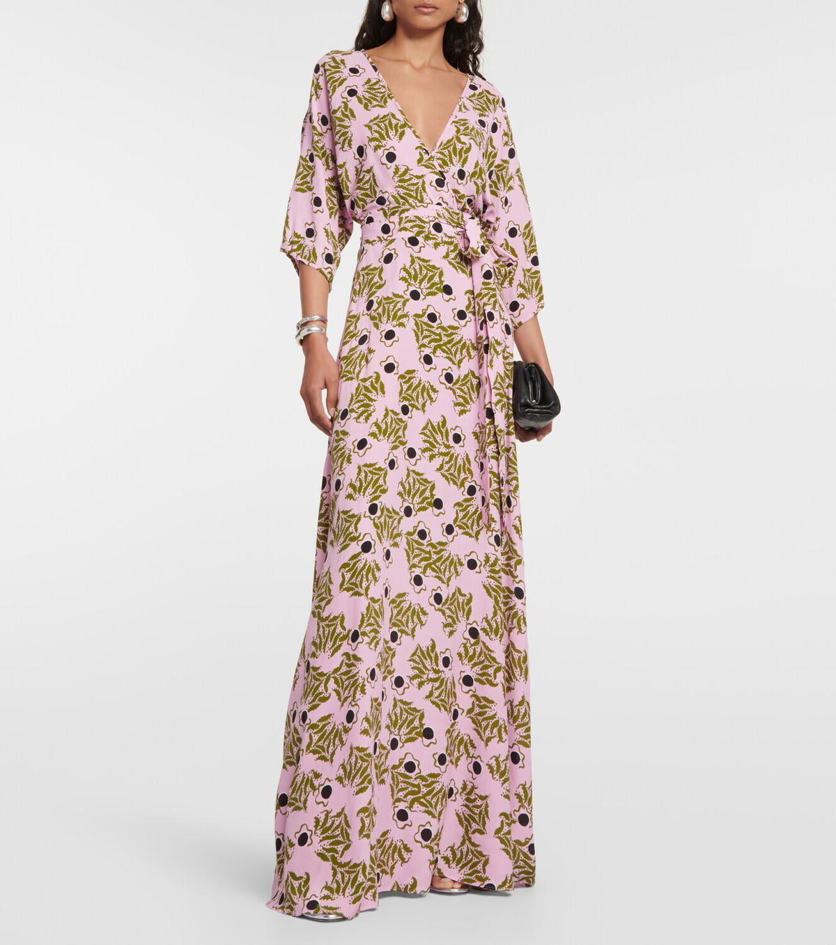 Diane Von Furstenberg Maxi Wrap Dress