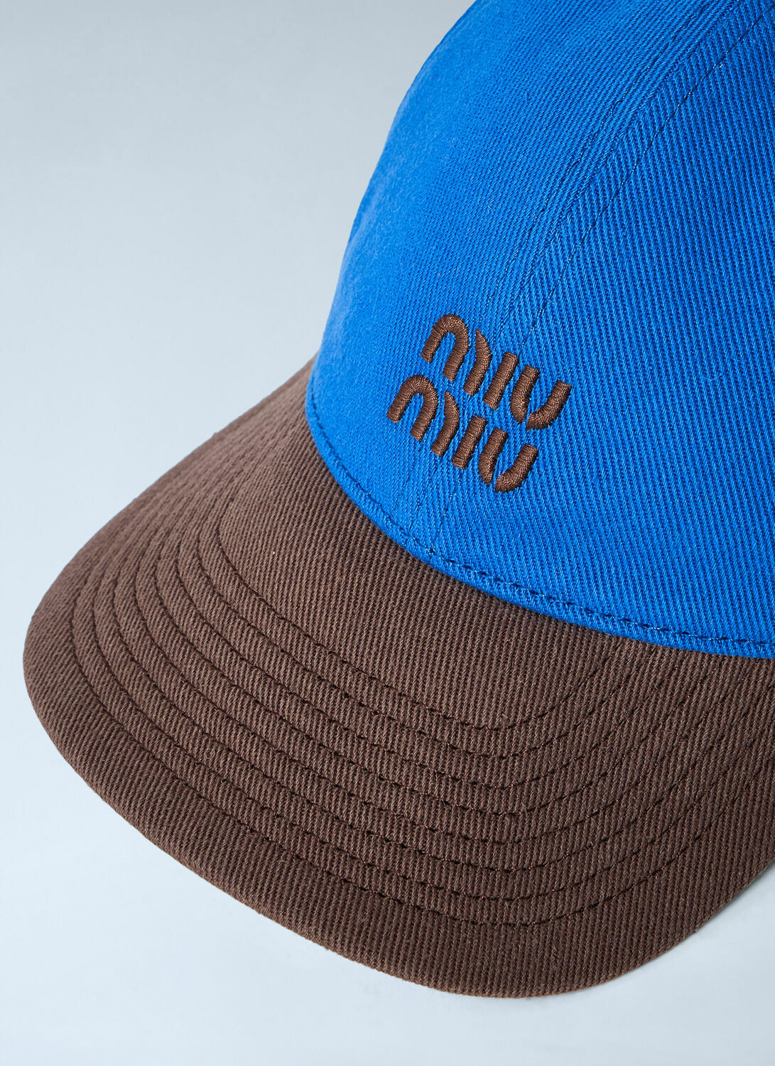 Miu Miu Logo Motif Baseball Cap