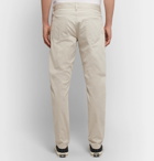 Club Monaco - Slim-Cut Stretch-Cotton Twill Trousers - Stone