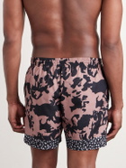 Dries Van Noten - Straight-Leg Mid-Length Printed Swim Shorts - Pink