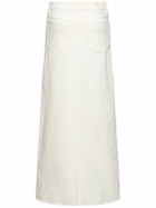 DESIGNERS REMIX Bennet Cotton Blend Long Skirt