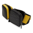 Fendi Black and Yellow Multi Pouch Forever Fendi Belt Bag