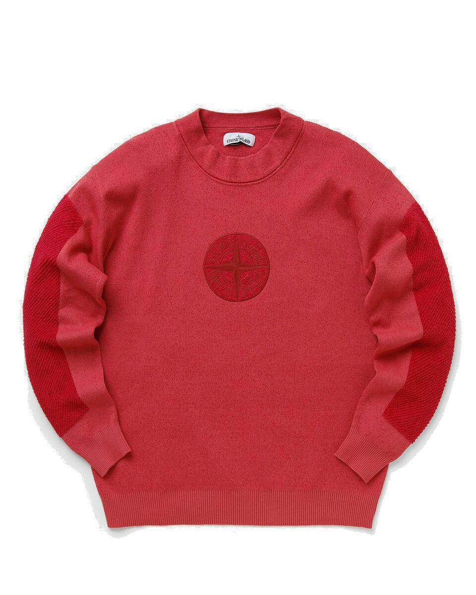 Photo: Stone Island Pullover Mixed Stitches In Mixed Yarns Purple - Mens - Sweatshirts