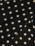 Nili Lotan - Rigby Polka-Dot Silk Shirt - Black