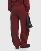 ROTATE Birger Christensen TERRY BACK SWEATPANTS Red Women