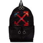 Off-White Black and Red Arrows Backpack
