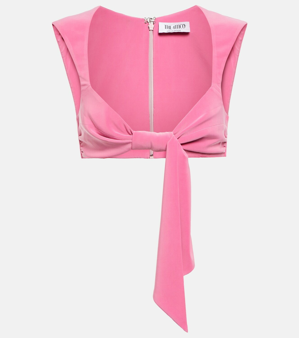 The Attico - Jersey crop top