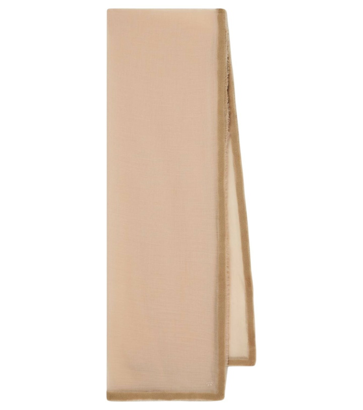 Photo: The Row Cashmere and wool scarf