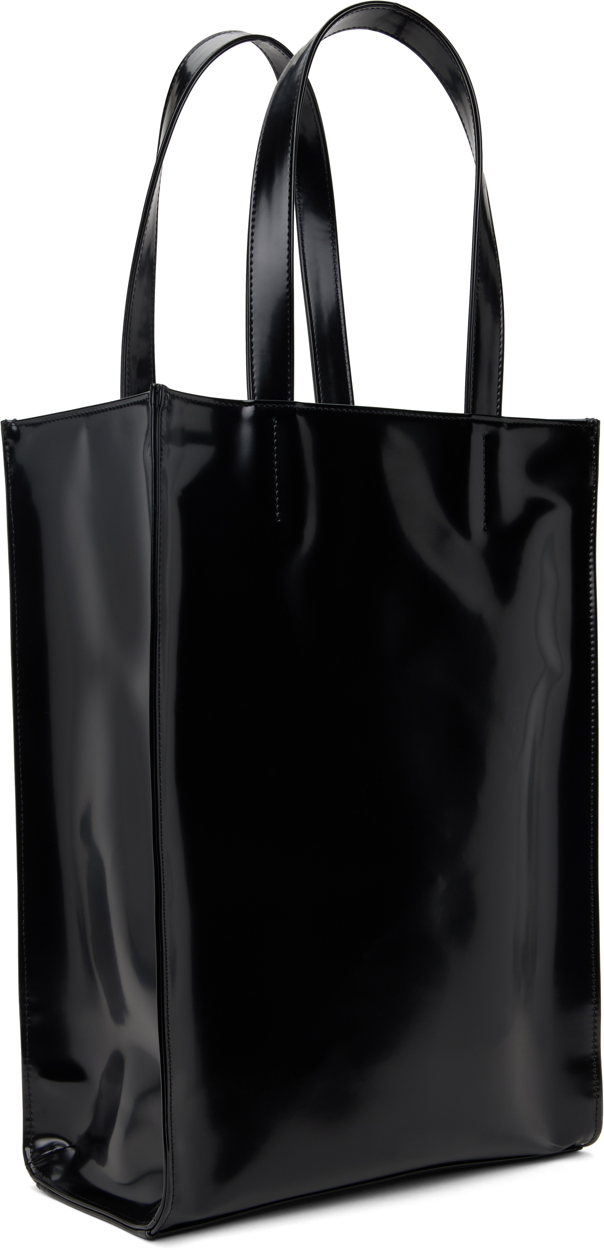 Palm Angels Black Classic Logo Tote