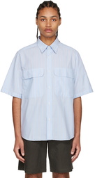 De Bonne Facture Blue Organic Cotton Shirt