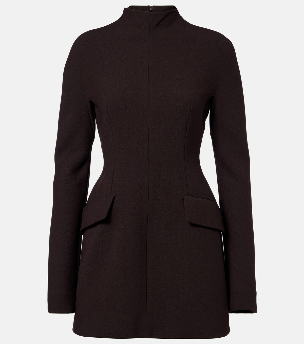 Sportmax Peplum gabardine minidress