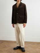 De Bonne Facture - Cotton-Corduroy Suit Jacket - Brown