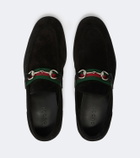 Gucci Como Horsebit suede loafers