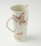Bordallo Pinheiro Cloudy Butterflies pitcher by Claudia Schiffer