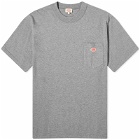 Armor-Lux Men's 79151 Logo Pocket T-Shirt in Misty Grey