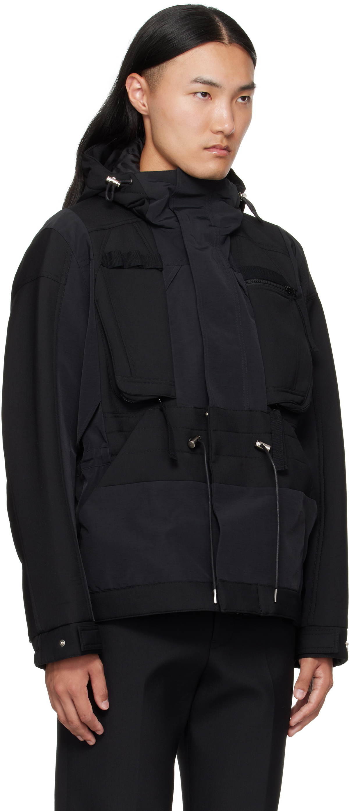 ジャケット・アウター sacai Suiting Bonding Mix Jacket 1 Sacai スーツ素材ボンディングミックスジャケット €827,50 EUR - Biffi
