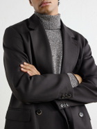 Altea - Wool and Cashmere-Blend Mouliné Rollneck Sweater - Brown