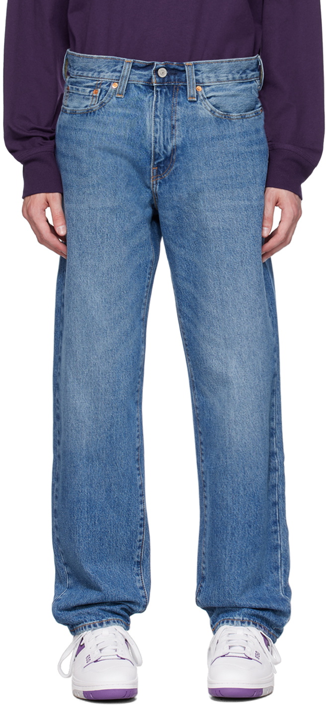 Levi's Blue 568 Stay Loose Jeans Levi's Red