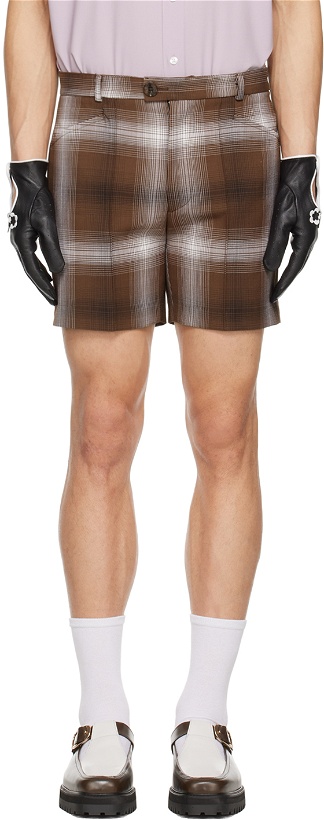 Photo: Ernest W. Baker Brown Check Shorts